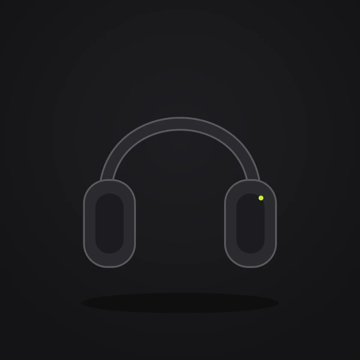 Halo One headphones in graphite