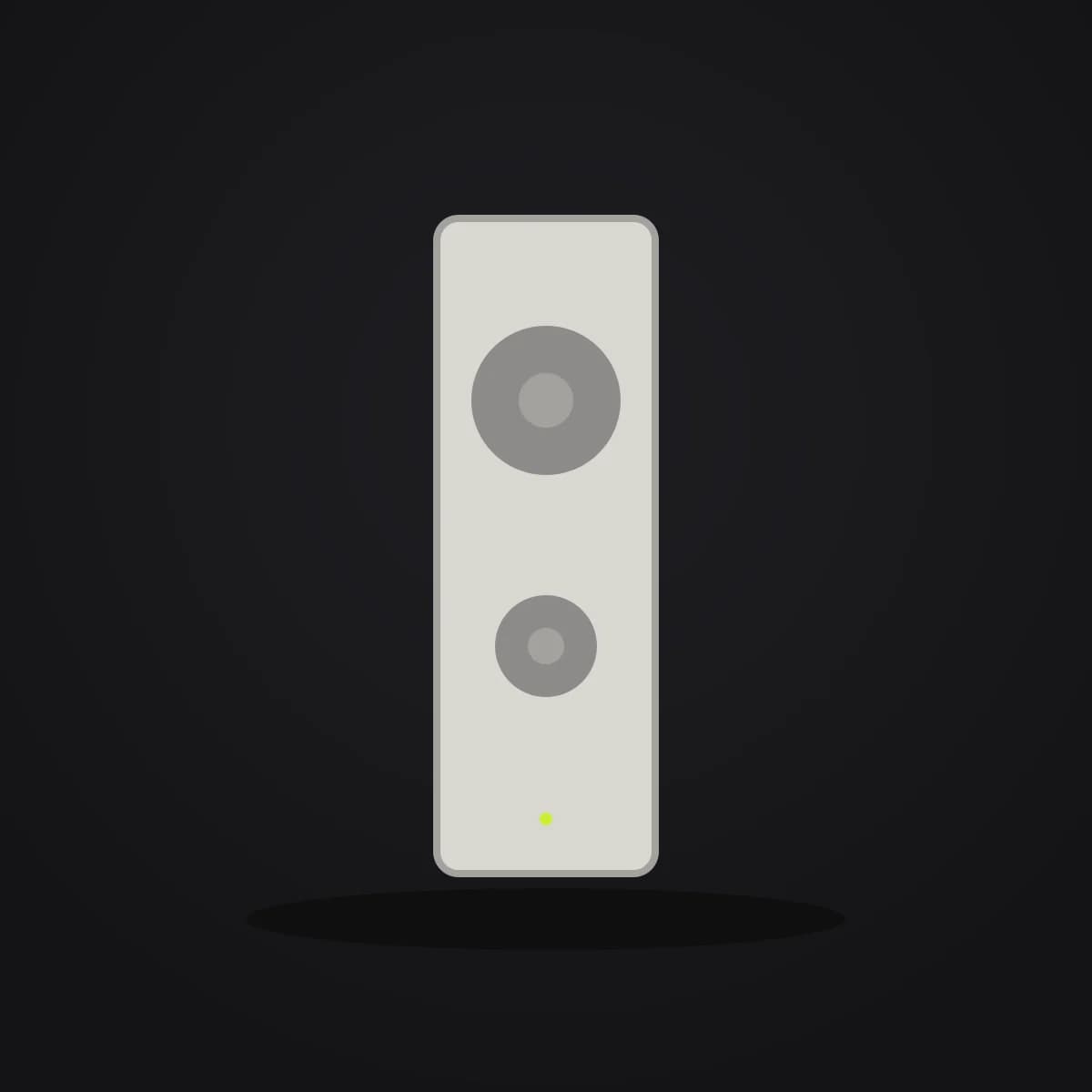 Monolith in Bone, front view